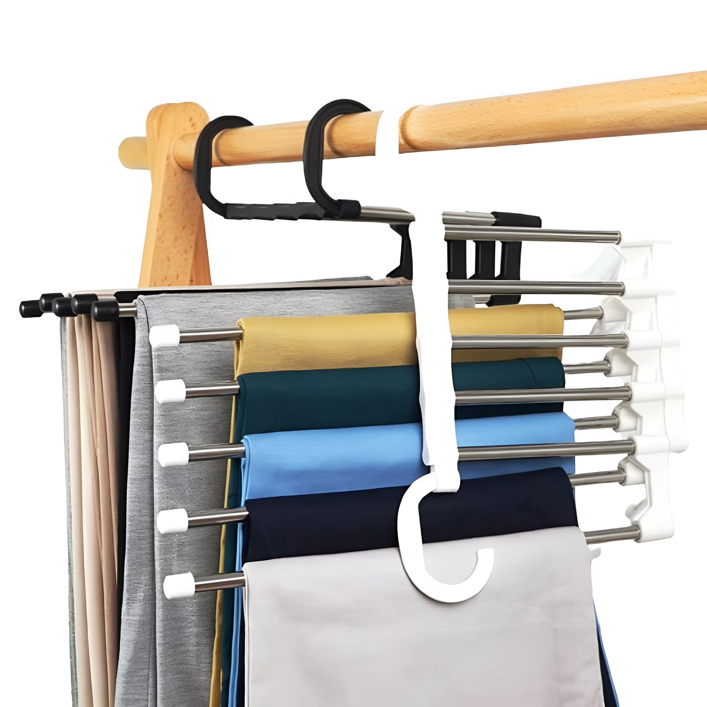 Five layer Pant Hanger 5 in 1 Hanger