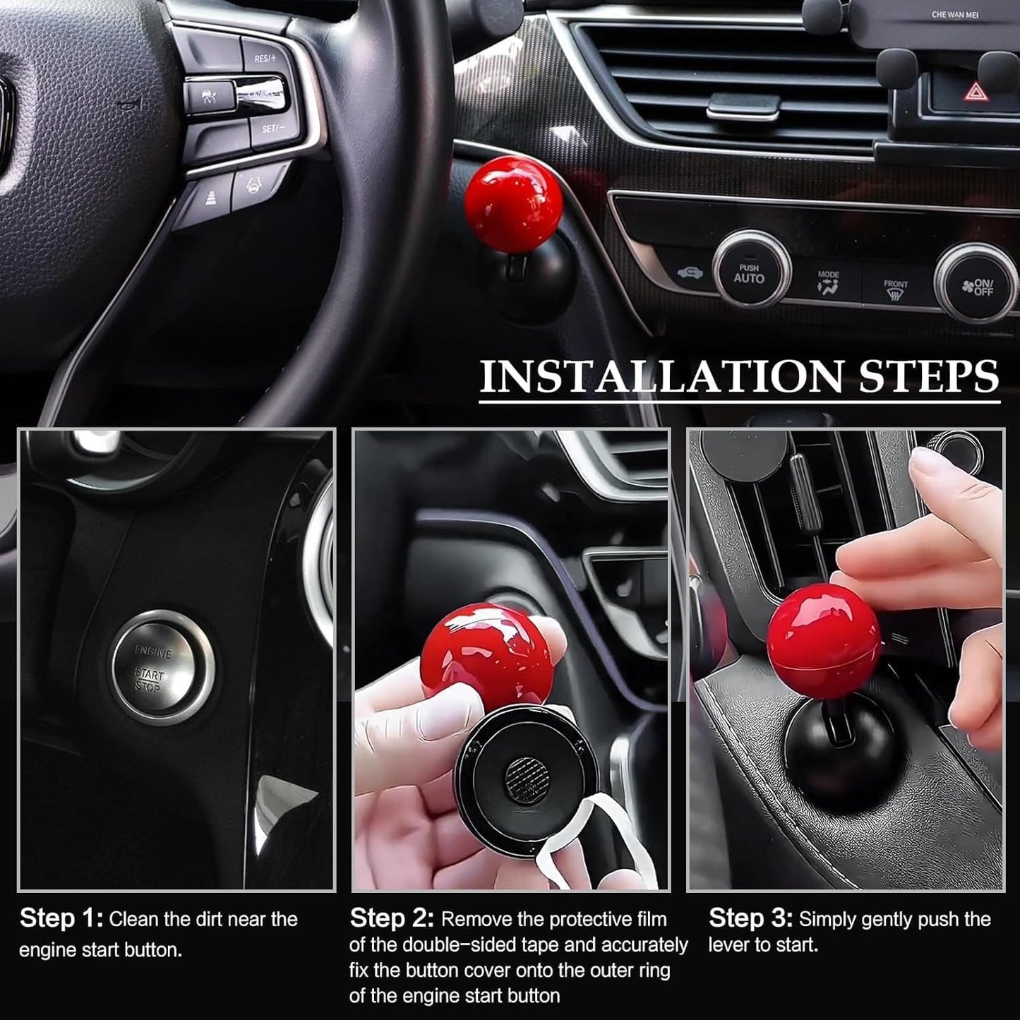 Push Button Start Lever