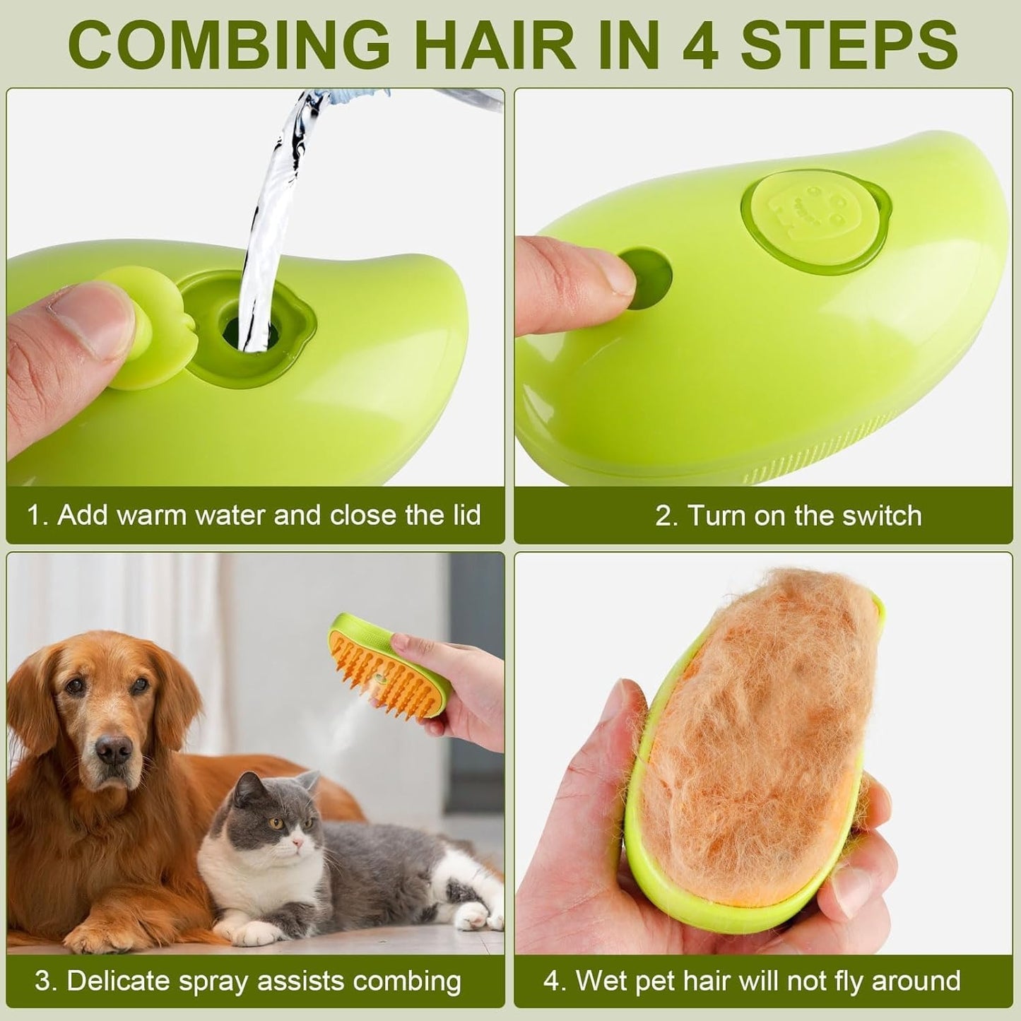 Cat Steam Brush