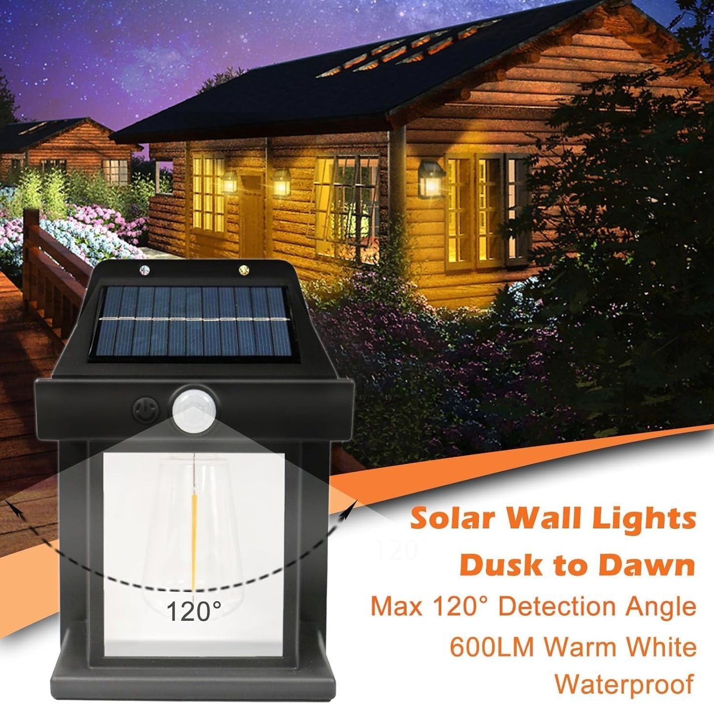 Solar Wall Bulb Light