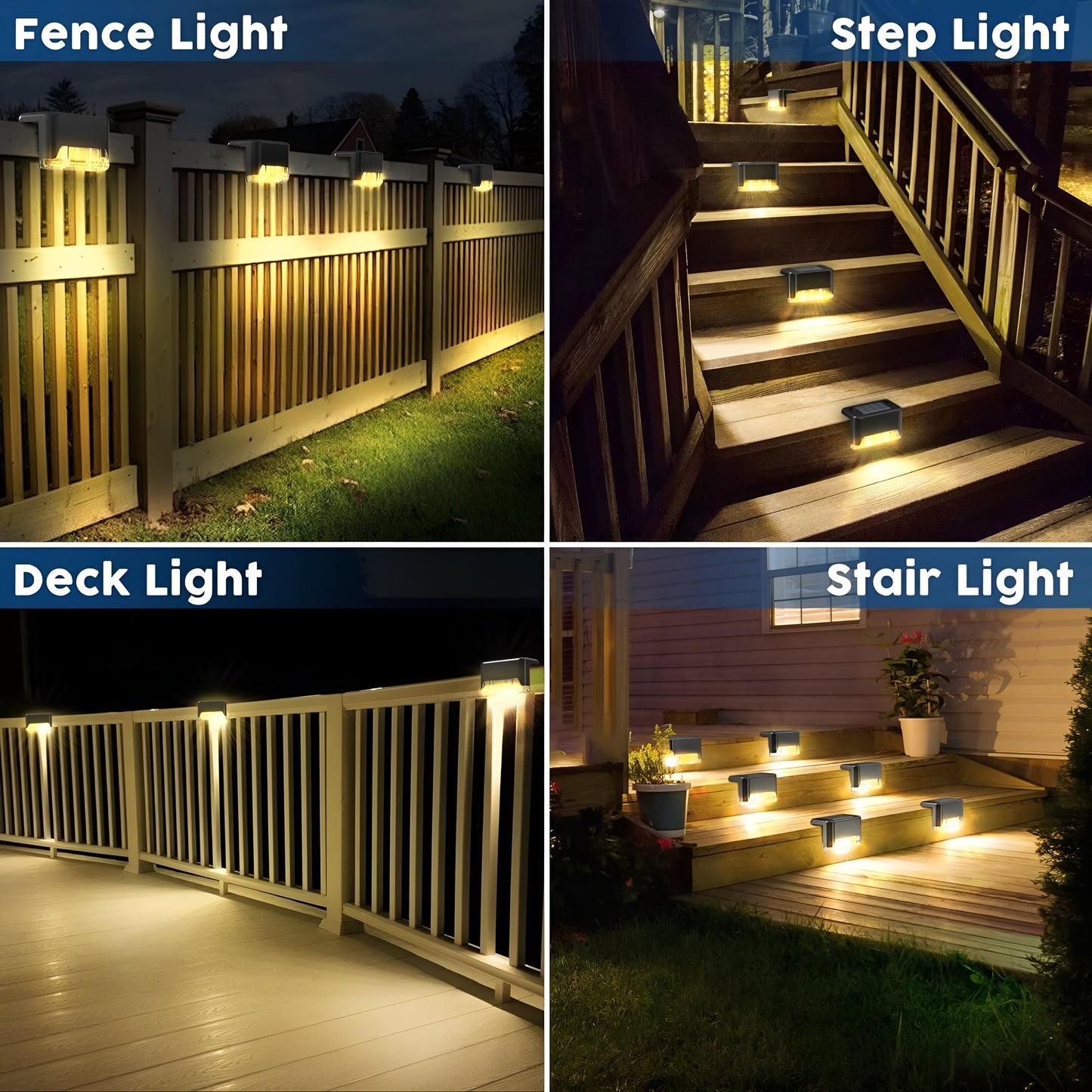 Solar Stairs Deck Lights