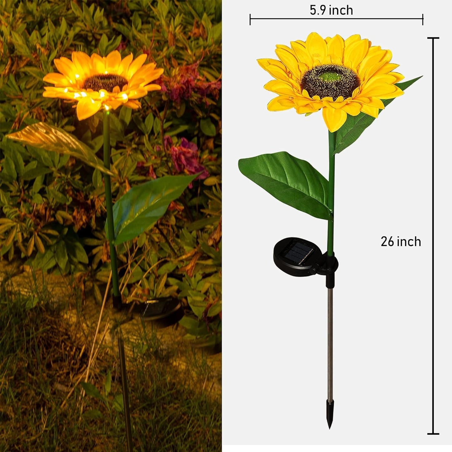 Sunflower Solar Garden Light