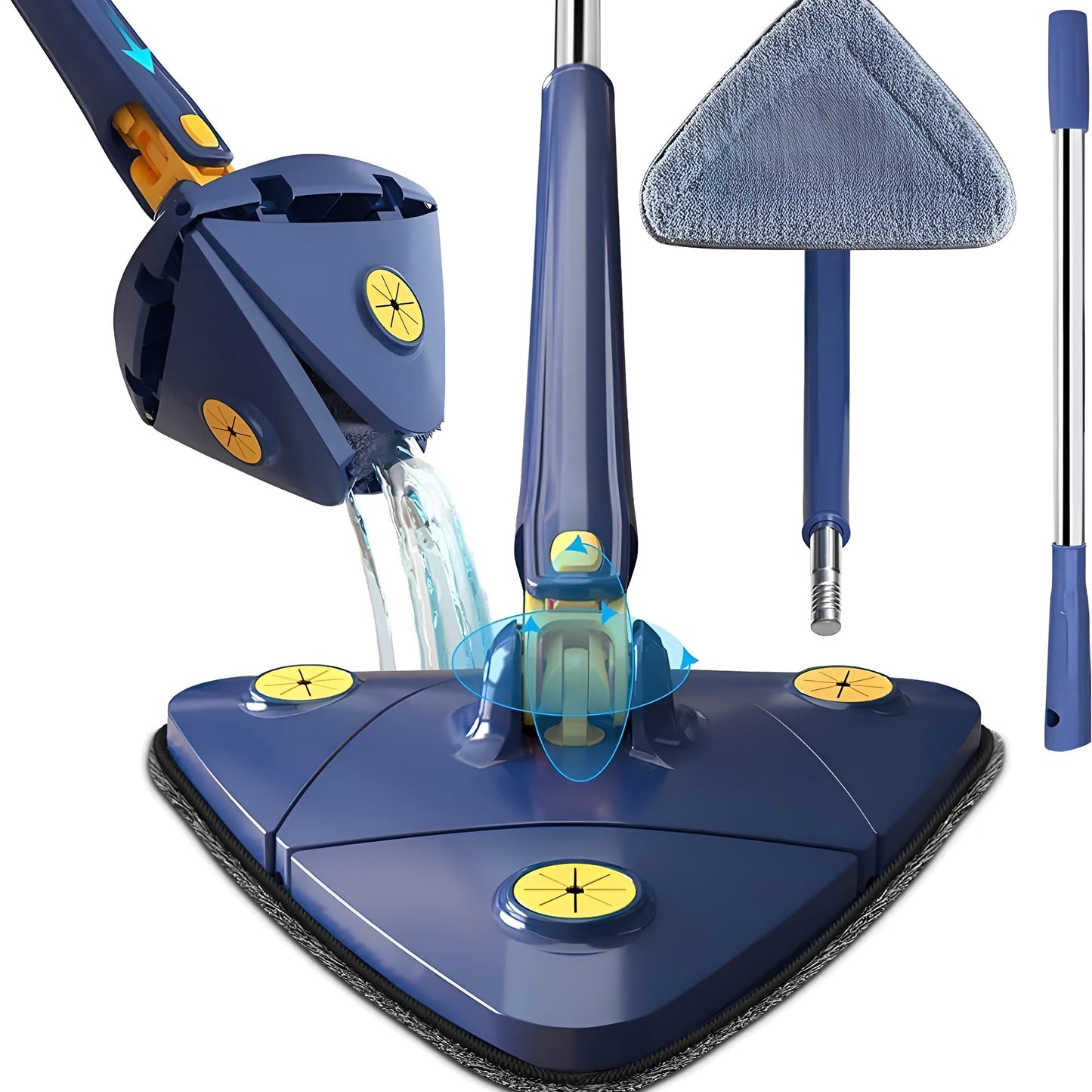 360 Triangle Folding Mop