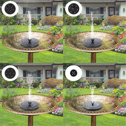 Solar Powered Bird Bath Fountain